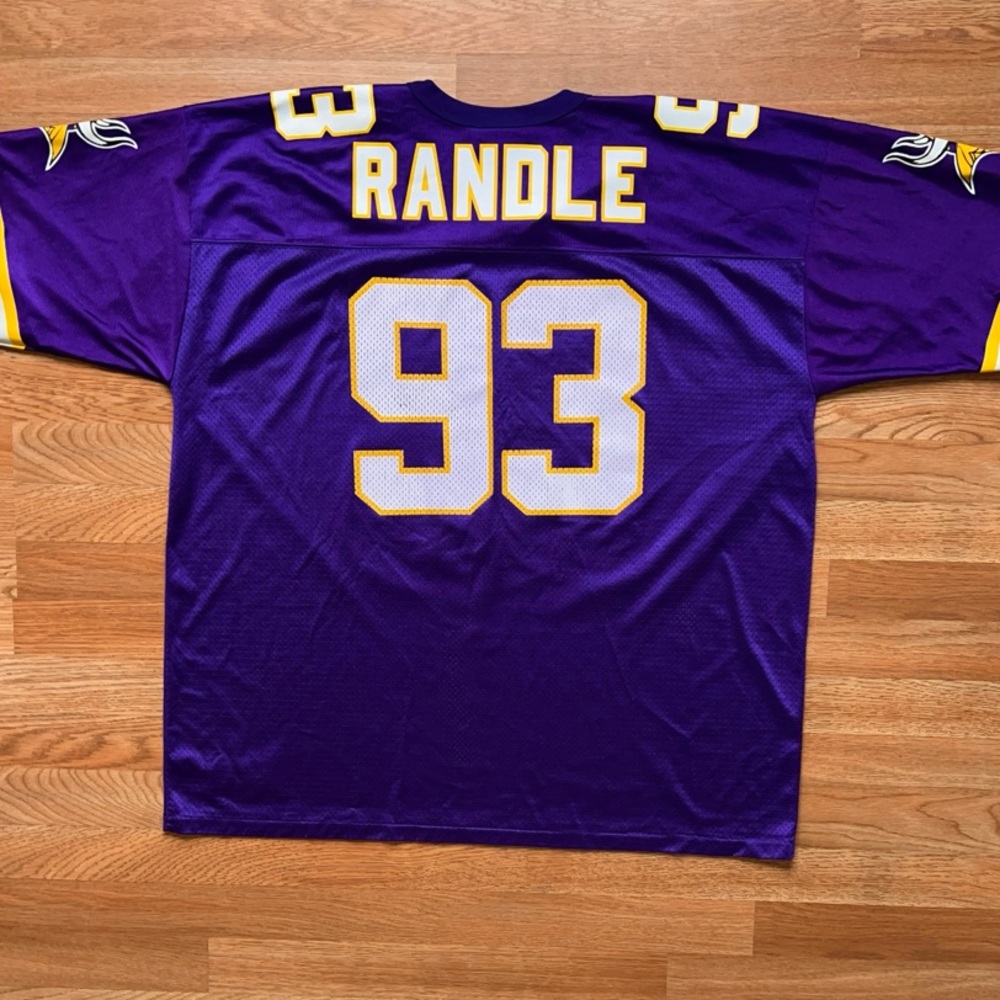 90’s Minnesota Vikings J. Randle Logo Athletic Jersey